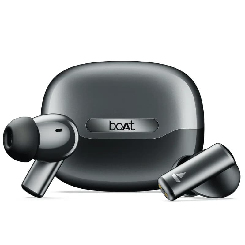 boAt 1000003841 Airdopes Prime 701 ANC Wireless Earbuds with 50 Hours Playback, 46dB Hybrid ANC, Spatial Audio, Multipoint & BEAST Mode, Obsidian Grey