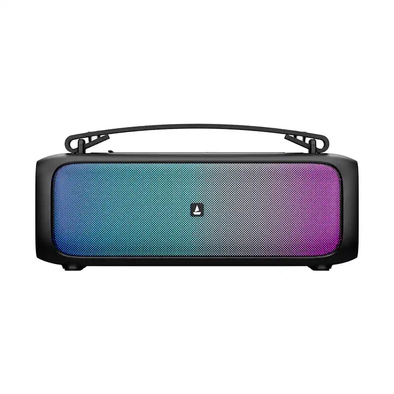 boAt 1000002525 Stone Beam - Portable Bluetooth Speaker with 12W RMS Stereo Sound, Bluetooth v5.1, AUX, and USB, Midnight Black
