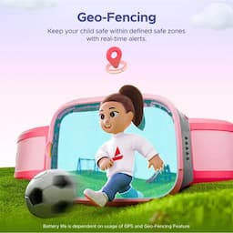 boAt 1000003444 Wanderer Smart Premium Kids Smartwatch with 4G SIM and Wi-Fi Enabled, In-Built GPS, SOS Alerts, Geo Fencing