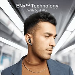 boAt 1000003567 Airdopes 101v2 Wireless Earbuds with 35 Hours Playback, BEAST Mode & ENx Tech, Black