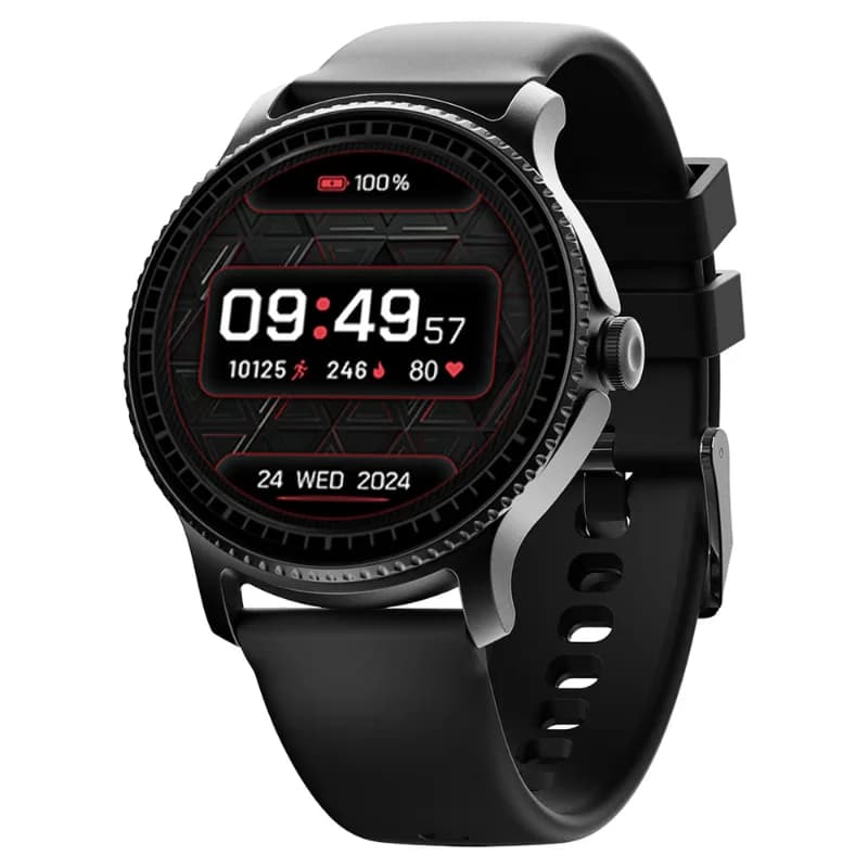boAt 1000003618 Lunar Orbit Premium Smartwatch with 1.39" Display, QR Code Hub, 700+ Active Modes, Crest Fitness Challenge, Active Black