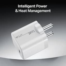 boAt 1000003940 25W PD Charger, Fast Charging Adapter with PD & PPS, 12-Layer Protection & Compact Design
