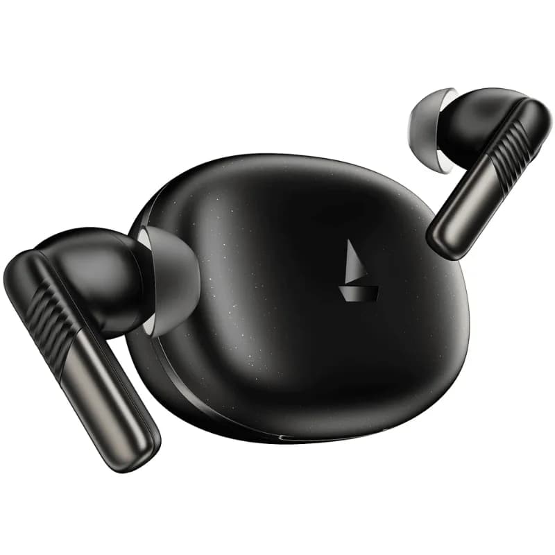 boAt 1000003856 Airdopes Prime 412 Wireless Earbuds with 50 Hours Playback, AI-ENx Calling, BEAST Mode & Signature Sound, Midnight Black