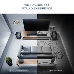 boAt 1000003969 Aavante Prime X 700W 7.1.4 Channel Soundbar with Wireless Subwoofer & Satellites, Premium Black
