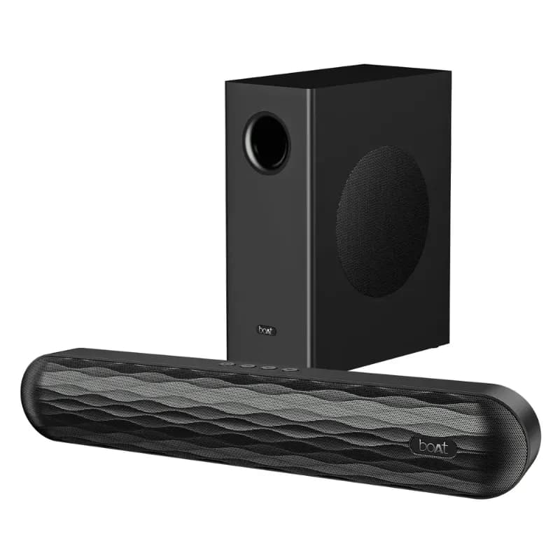 boAt 1000003987 Aavante Lyric 40W Powerful Sound with 2.1 Channel Audio & Wired Subwoofer, Premium Black