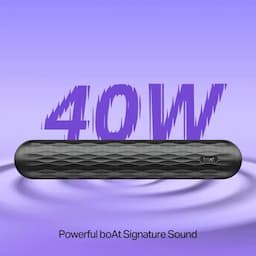 boAt 1000003987 Aavante Lyric 40W Powerful Sound with 2.1 Channel Audio & Wired Subwoofer, Premium Black