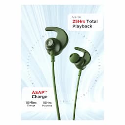 boAt 1000001941 Rockerz 260, BEAST Mode, ASAP Charge, Up to 40 Hours Playback, Bluetooth 5.2, Forest Green, Wireless Neckband
