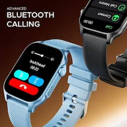 boAt 1000003681 Ultima Ember, 1.96 Inch AMOLED Display, Bluetooth Calling, Functional Crown, 100+ Sports Modes, IP68 Dust & Water Resistance, Mist Blue, Smart Watch