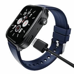 boAt 1000004675 Storm Call 4, 1.83 Inch HD Display, Bluetooth Calling, 100+ Sports Modes, IP68 Dust & Water Resistance, Navy Blue, Smart Watch