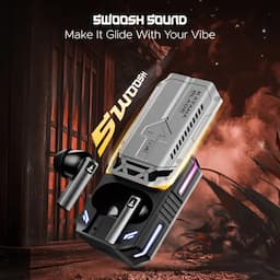 boAt 1000003321 Immortal Katana Blade 2.0 Wireless Gaming Earbuds, In-ear, Gray