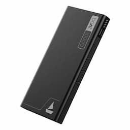 boAt 1000002991 EnergyShroom PB300 Powerbank, 10000 mAh Capacity, Carbon Black