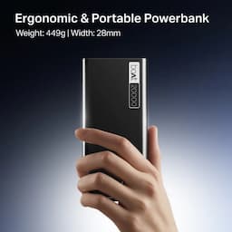 boAt 1000002993 Energyshroom PB400 Powerbank, 20000 mAh Capacity, Carbon Black