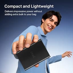 boAt 1000003523 Energyshroom PB400 Pro Powerbank, 20000 mAh Capacity, Carbon Black