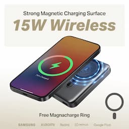 boAt 1000003803 Energyshroom PB331 Magnacharge Powerbank, 10000 mAh Capacity, Ash Black