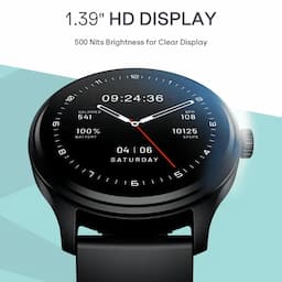 boAt 1000004548 Lunar Orbit 2 Smartwatch, 1.39 Inch Display, Active Black