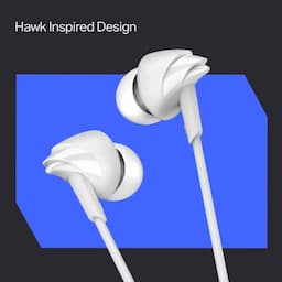 boAt 1000003935 Bassheads 212L Wired Earphones, In-Line (with Voice Command Support) Microphone, Active White