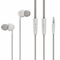 boAt 1000003956 Bassheads 210 Wired Earphones, In-Line (with Voice Command Support) Microphone, Off White