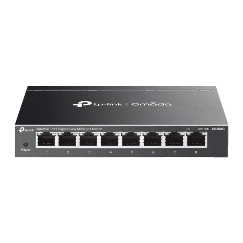 TP-Link ES208G, Omada, 8-Port, Gigabit, 16Gbps Switching Capacity, Easy Managed, Cloud, Switch