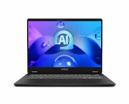 MSI 9S7-14N111-058, Prestige 14 AI Evo C1MG-058IN, 14 inch Display, Intel Core Ultra 5 125H, 16 GB RAM, 512 GB Storage, Windows 11 Home, Gaming Laptop