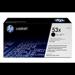 HP Q7553XC, 53X, Black, Original, High Yield, LaserJet Toner Cartridge