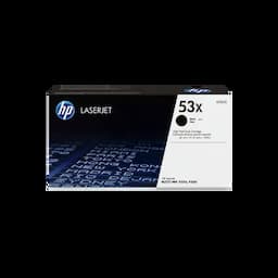 HP Q7553XC, 53X, Black, Original, High Yield, LaserJet Toner Cartridge