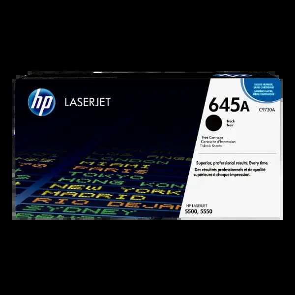 HP C9730AC, 645A, Black, Original, Contract, LaserJet Toner Cartridge