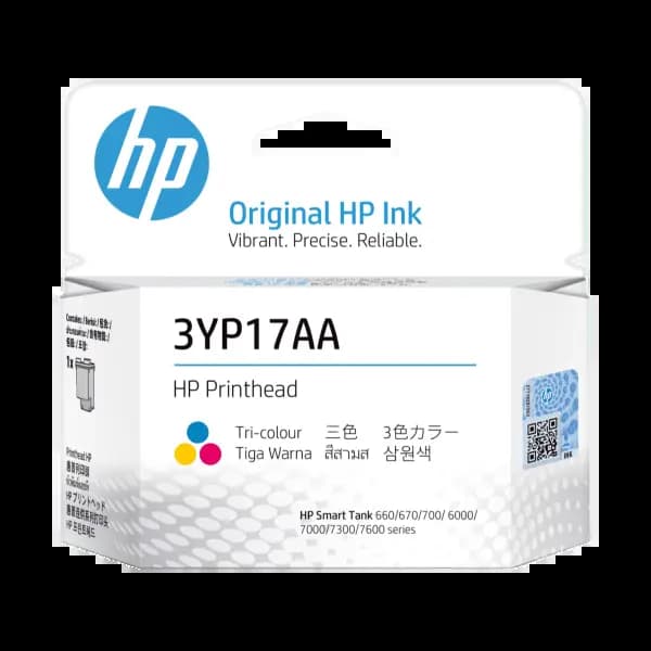 HP 3YP17AA, Ink Tank Tri-Color Original Printhead