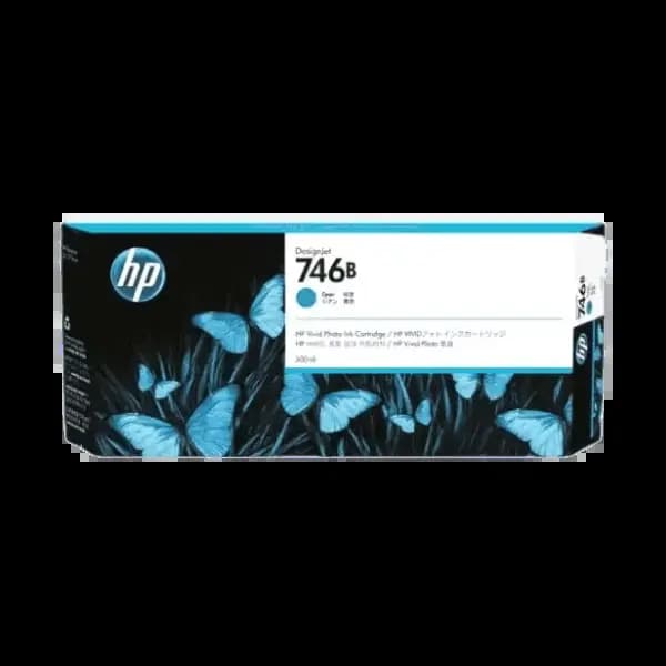 HP 3WX36A, 746B 300ml Cyan Original Ink Cartridge