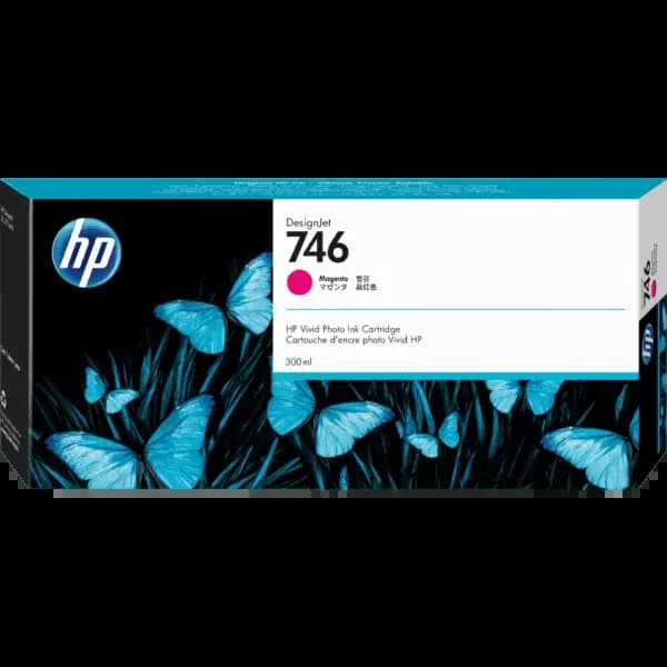 HP 3WX37A, 746B 300ml Magenta Original Ink Cartridge