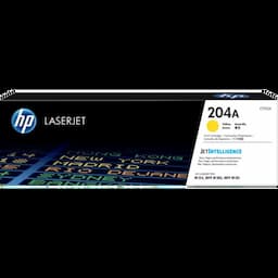 HP CF512A, 204A, Yellow, Original LaserJet Toner Cartridge, Color LaserJet Pro M154a/M154nw, Toner Cartridge