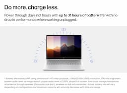 HP DW8B9PA#ACJ 14-hs0051TU Omnibook 3, 14 inch Display, Intel Core Ultra 5, Intel Graphics, 16GB RAM 512GB SSD Storage, Windows 11 Silver Consumer Laptop