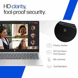 HP D7NB8PA#ACJ 14-ep0159TU, 14 inch Display, Intel Core i7-1355U, 16GB RAM 512GB SSD Storage, Windows 11, Ms Office, Natural Silver Consumer Laptop