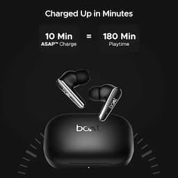 boAt 1000003374 Airdopes 280 ANC, 32dB ANC, 60 Hours Playback, 13mm Drivers, Quad Mics with ENx Technology, BEAST Mode, Active Black, Wireless Earbuds