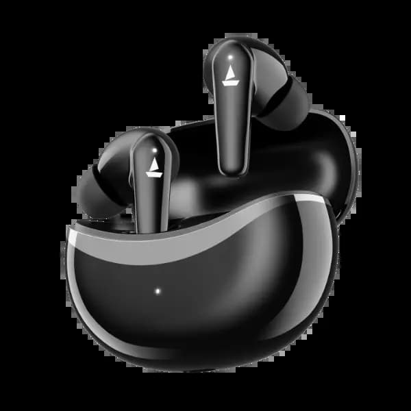 boAt 1000003387 Airdopes 131 Elite ANC, 32dB ANC, 50 Hours Playback, 13mm Drivers, Quad Mics with ENx Technology, 65ms Low Latency, Active Black, Wireless Earbuds