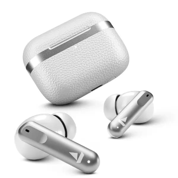 boAt 1000003608 Airdopes 111V2, 50 Hours Playback, 13mm Drivers, Quad Mics with ENx Technology, BEAST Mode, 50ms Low Latency, Ivory White, Wireless Earbuds