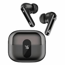 boAt 1000003738 Airdopes Plus 318, 100 Hours Playback, 10mm Drivers, Quad Mics with ENx Technology, BEAST Mode, IPX5, Active Black, Wireless Earbuds