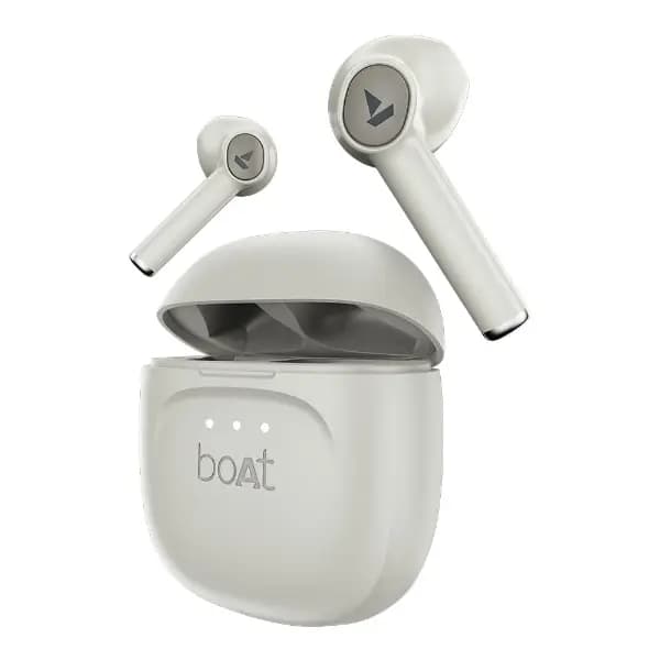 boAt 1000004082 Airdopes 138 Gen 2, 70 Hours Playback, 13mm Drivers, Dual Mics with ENx Technology, 45ms Low Latency, BEAST Mode, Cream White Wireless Earbuds