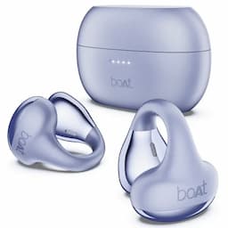 boAt 1000003581 Airdopes Loop, 50 Hours Playback, 12mm Drivers, Quad Mics with ENx™ Technology, BEAST™ Mode, 40ms Low Latency, IPX4, Lavender Mist, Wireless Earbuds