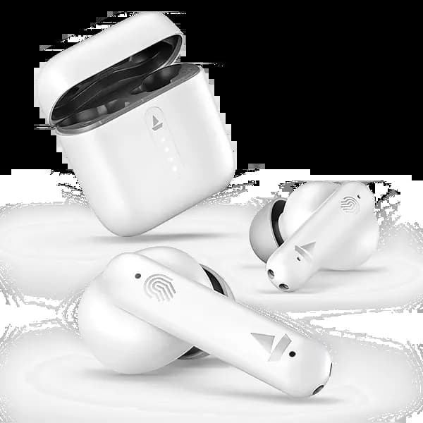boAt 1000000244 Airdopes 141, 42 Hours Playback, 8mm Drivers, ENx Technology, BEAST Mode, IPX4, Pure White, Wireless Earbuds