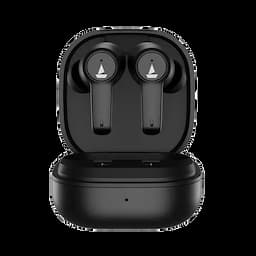 boAt 1000001675 Airdopes 411 ANC, 17.5 Hours Playback, Up to 25dB ANC, 10mm Drivers, ENx™ Technology, ASAP™ Charge, IPX4, Black Storm, Wireless Earbuds