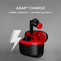 boAt 1000003249 Airdopes Ultra Plus, 50 Hours Playback, 10mm Drivers, Quad Mics with ENx™ Technology, BEAST™ Mode, 50ms Low Latency, IPX5, Active Black, Wireless Earbuds