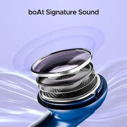 boAt 1000002962 Airdopes 91, 45 Hours Playback, 10mm Drivers, Dual Mics with ENx™ Technology, BEAST™ Mode, 50ms Low Latency, IPX4, Starry Blue, Wireless Earbuds