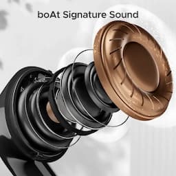 boAt 1000000256 Airdopes 161, 40 Hours Playback, 13mm Drivers, IWP & ENx Technology, BEAST Mode, IPX5, Pebble Black, Wireless Earbuds