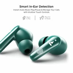 boAt 1000003388 Airdopes 131 Elite ANC, 32dB ANC, 60 Hours Playback, 13mm Drivers, Quad Mics with ENx™ Technology, 65ms Low Latency, IPX5, Active Teal, Wireless Earbuds