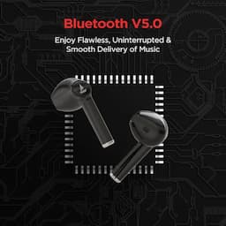 boAt 1000000215 Airdopes 131, 40 Hours Playback, 13mm Drivers, ENx Technology, BEAST Mode, IPX4, Active Black, Wireless Earbuds