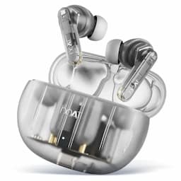 boAt 1000003390 Airdopes 191 ANC, 32dB ANC, 60 Hours Playback, 13mm Drivers, Quad Mics with ENx™ Technology, 65ms Low Latency, IPX5, Pellucid White, Wireless Earbuds