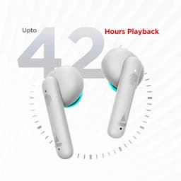 boAt 1000000247 Airdopes 148, 42 Hours Playback, 8mm Drivers, IWP & ENx™ Technology, ASAP Fast Charge, IPX4, Cyan Cider, Wireless Earbuds