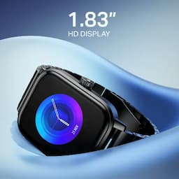 boAt 1000004096 Wave Astra Neo 1.83-inch HD Display, Bluetooth Calling, Health & Wellness Tracking, Metal Black Smartwatch