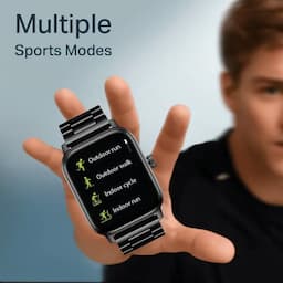 boAt 1000004096 Wave Astra Neo 1.83-inch HD Display, Bluetooth Calling, Health & Wellness Tracking, Metal Black Smartwatch