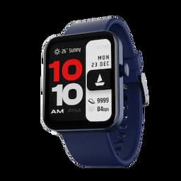 boAt 1000002520 Wave Stride Voice 1.83-inch HD Display, Bluetooth Calling, 100+ Sports Modes, Deep Blue Smartwatch